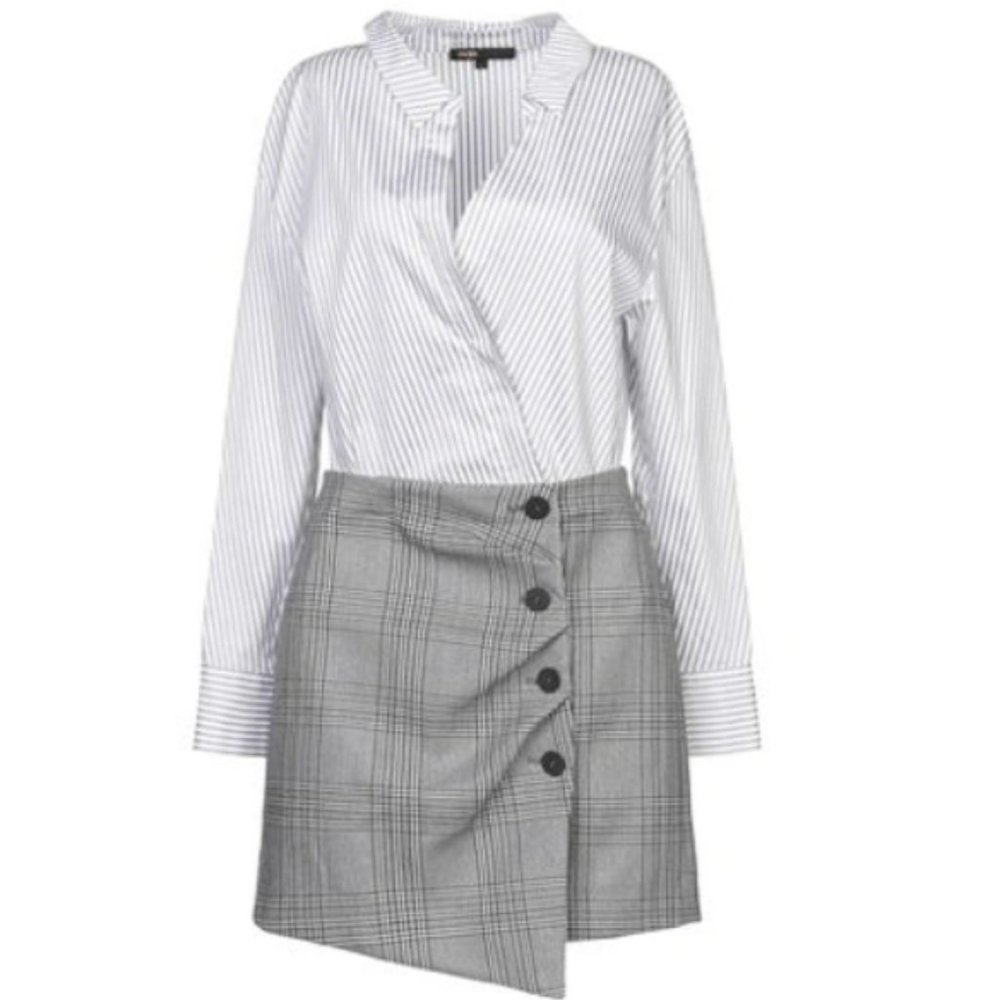 NWT Maje Shirt Dress Sz 1